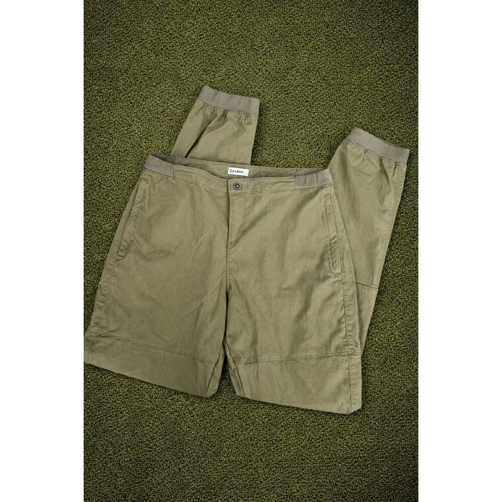 L.L. Bean Women's Size S Jogger Fit Nylon Hiking Outdoors Tan Pants Gorpcore